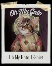 Oh My Gato Religious Cat T-Shirt