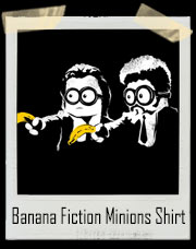 Minion Pulp Fiction Vincent Vega and Jules Winnfield Banana Guns T-Shirt
