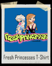 Fresh Princesses of Arendelle Elsa And Anna Frozen Bel Air T-Shirt