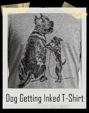 Dog Getting Inked T-Shirt