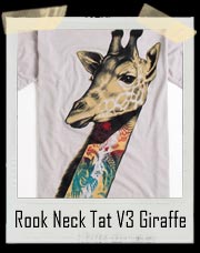 Rook Neck Tat V3 Giraffe Tattoo T Shirt