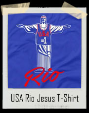 USA Rio Brazil Jesus Olympics T-Shirt