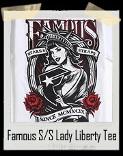 Famous S/S Lady Liberty Tee - Tattoo T Shirt