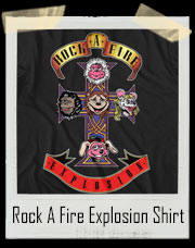 Showbiz Pizza / GNR Appetite Rock-afire Explosion T-Shir
