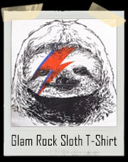 Glam Rock Sloth T-Shirt