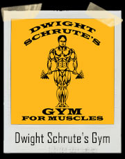 Dwight Schrute's Gym For Muscles Parody T-Shirt
