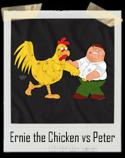 Ernie the Giant Chicken vs Peter Griffin Family Guy T-Shirt