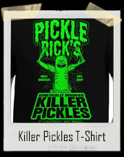 Pickle Rick's Killer Pickles Parody T-Shirt