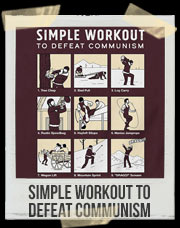 Simple Workout to Defeat Communism T-Shirt