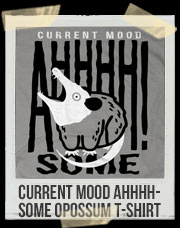 Current Mood Ahhhhsome Opossum T-Shirt