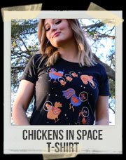 Chickens In Space T-Shirt