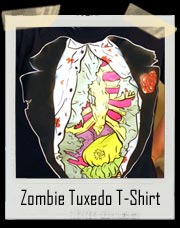 Zombie Tuxedo Halloween T-Shirt