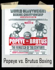 Popeye vs. Brutus Boxing Championship T-Shirt