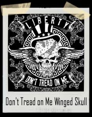 Don't Tread on Me: Winged Skull : Sons Of Liberty T-Shirt