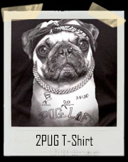 2Pac Parody - 2PUG T-Shirt