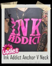 Ink Addict Anchor Women's Deep V Neck