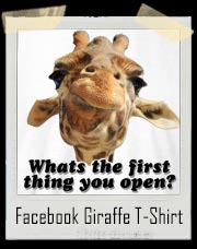 Facebook Giraffe Riddle T-Shirt