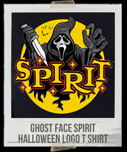 Ghost Face Spirit Halloween Logo T Shirt